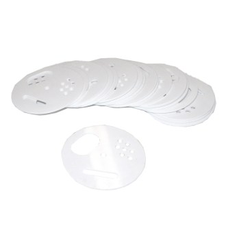 Piquera - diám. 5 cm - blanca